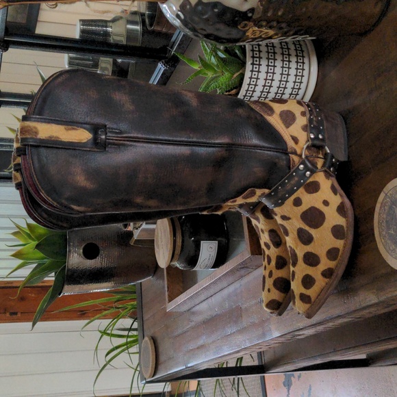 FREEBIRD LUSITANO LEOPARD BOOT size 8. - Picture 2 of 4
